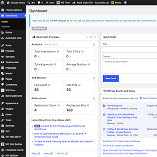 WordPress Dashboard