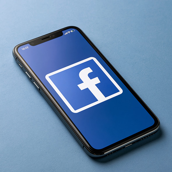 Facebook on a mobile phone